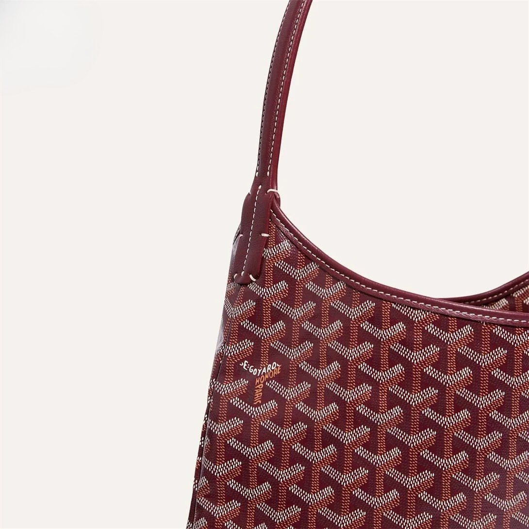 Goyard Bohème Hobo Schoudertas – Bordeauxrood