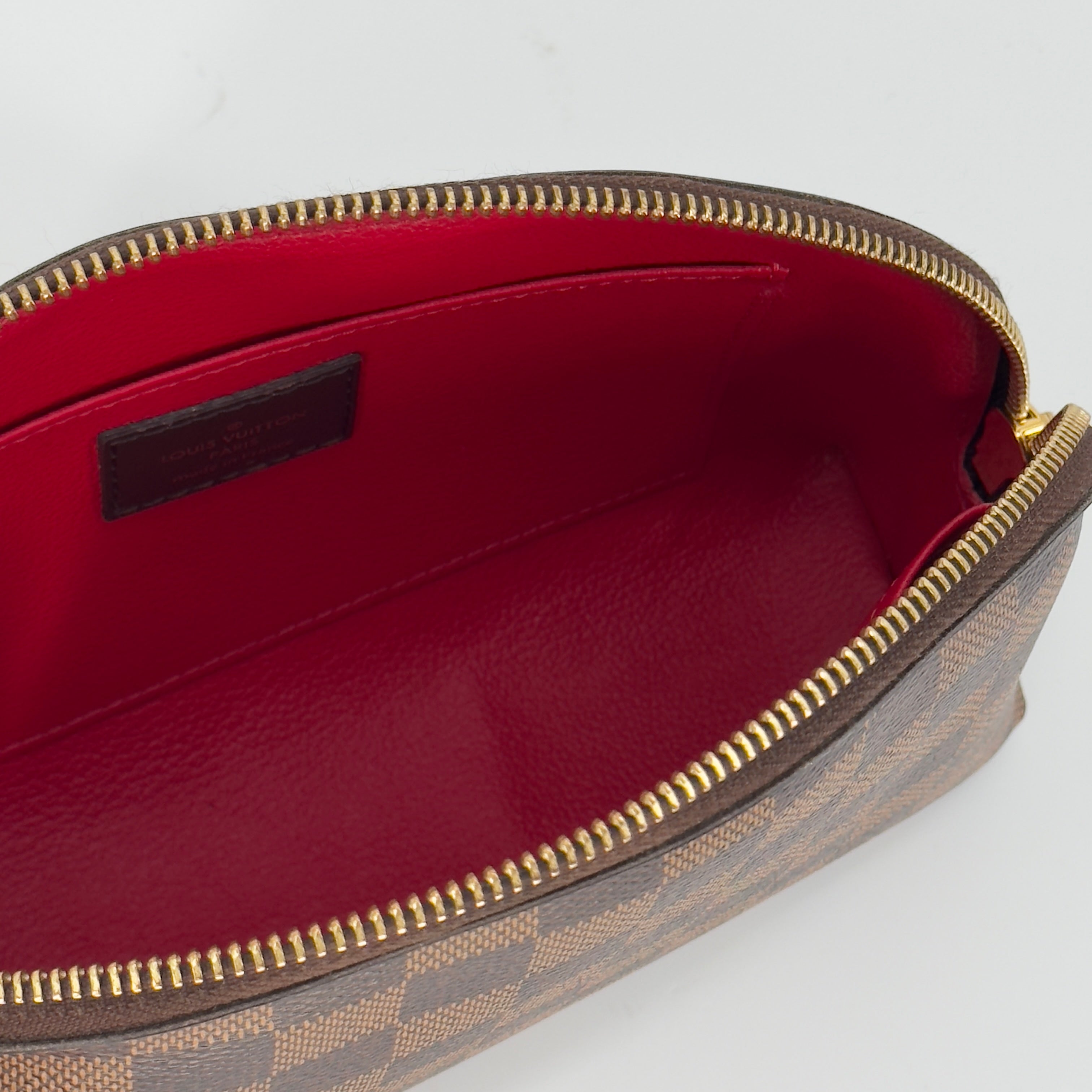 Louis Vuitton Cosmetic Pouch GM Damier Ebene