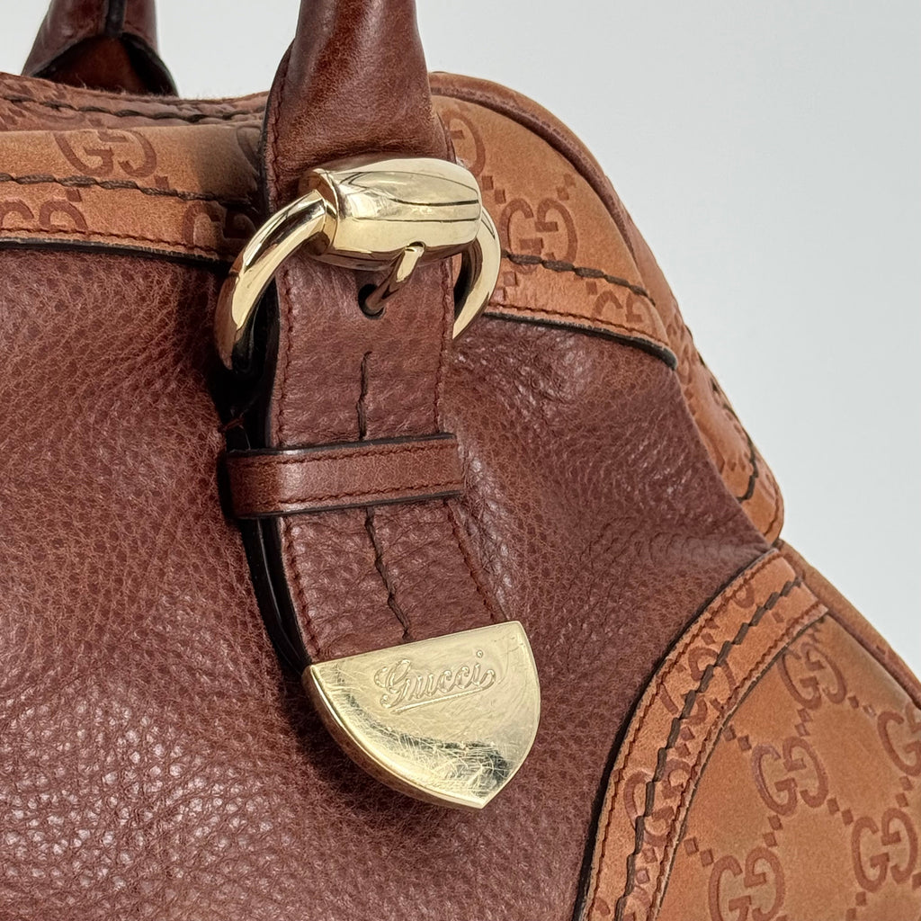 Gucci Signoria Handbag Brown