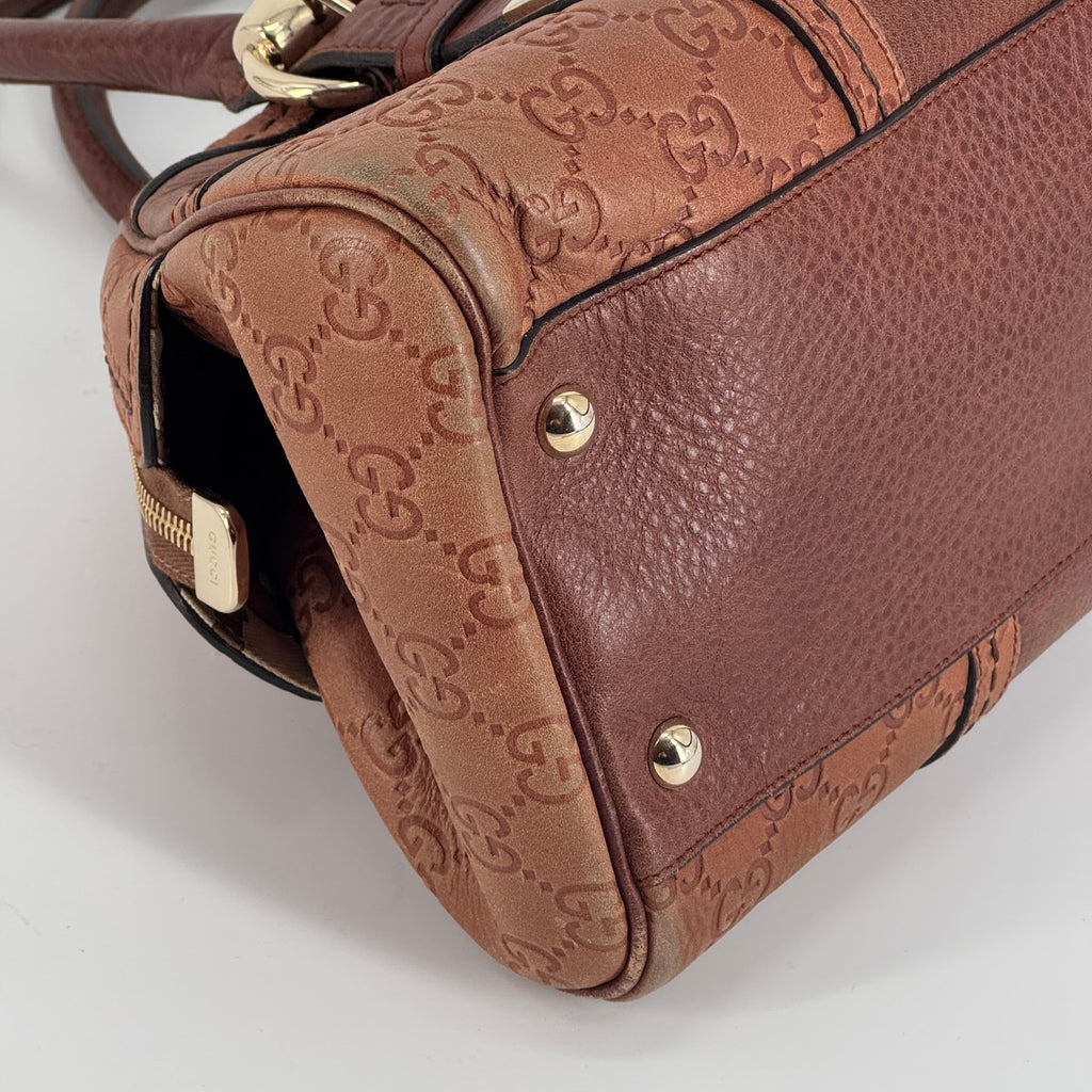 Gucci Signoria Handbag Brown