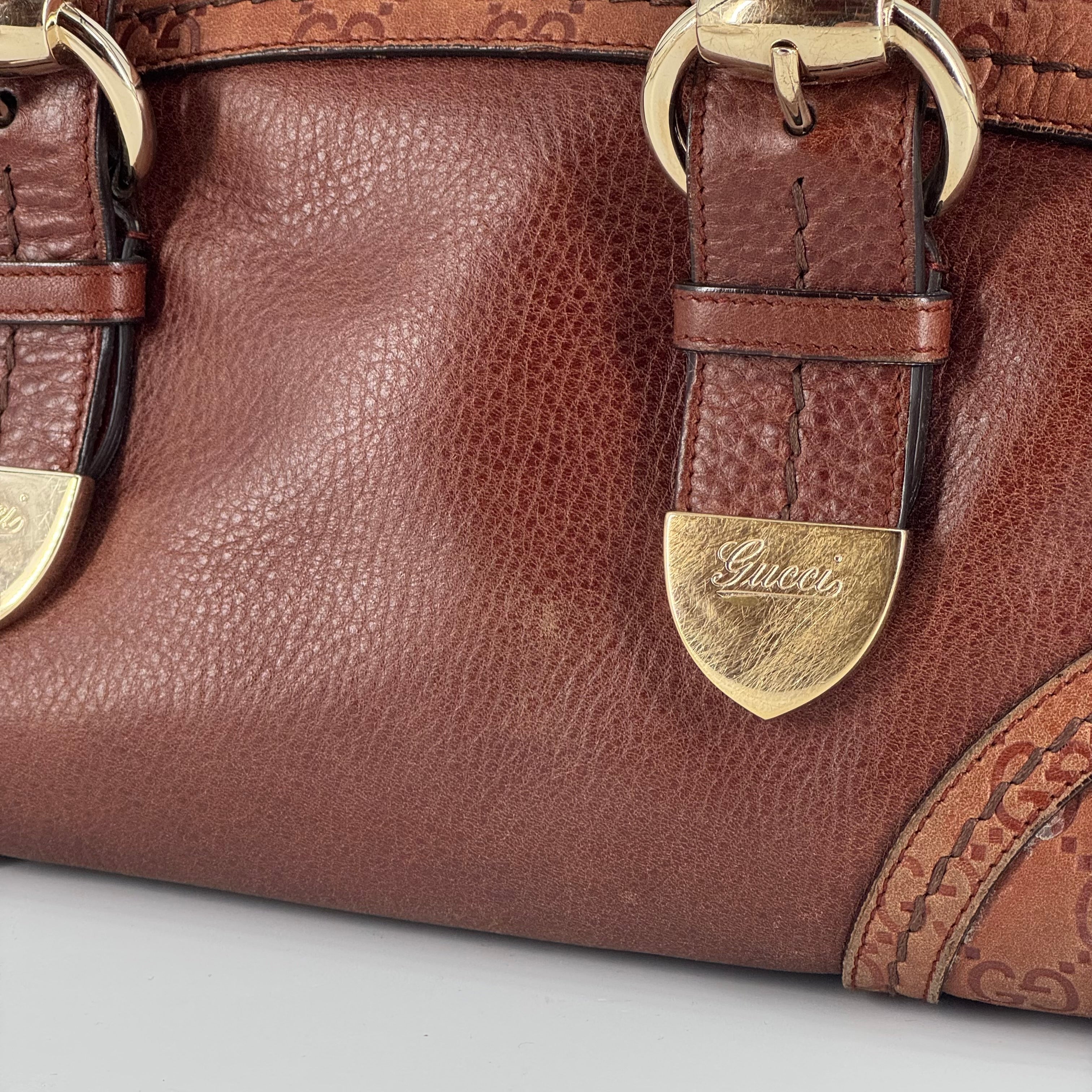Gucci Signoria Handbag Brown