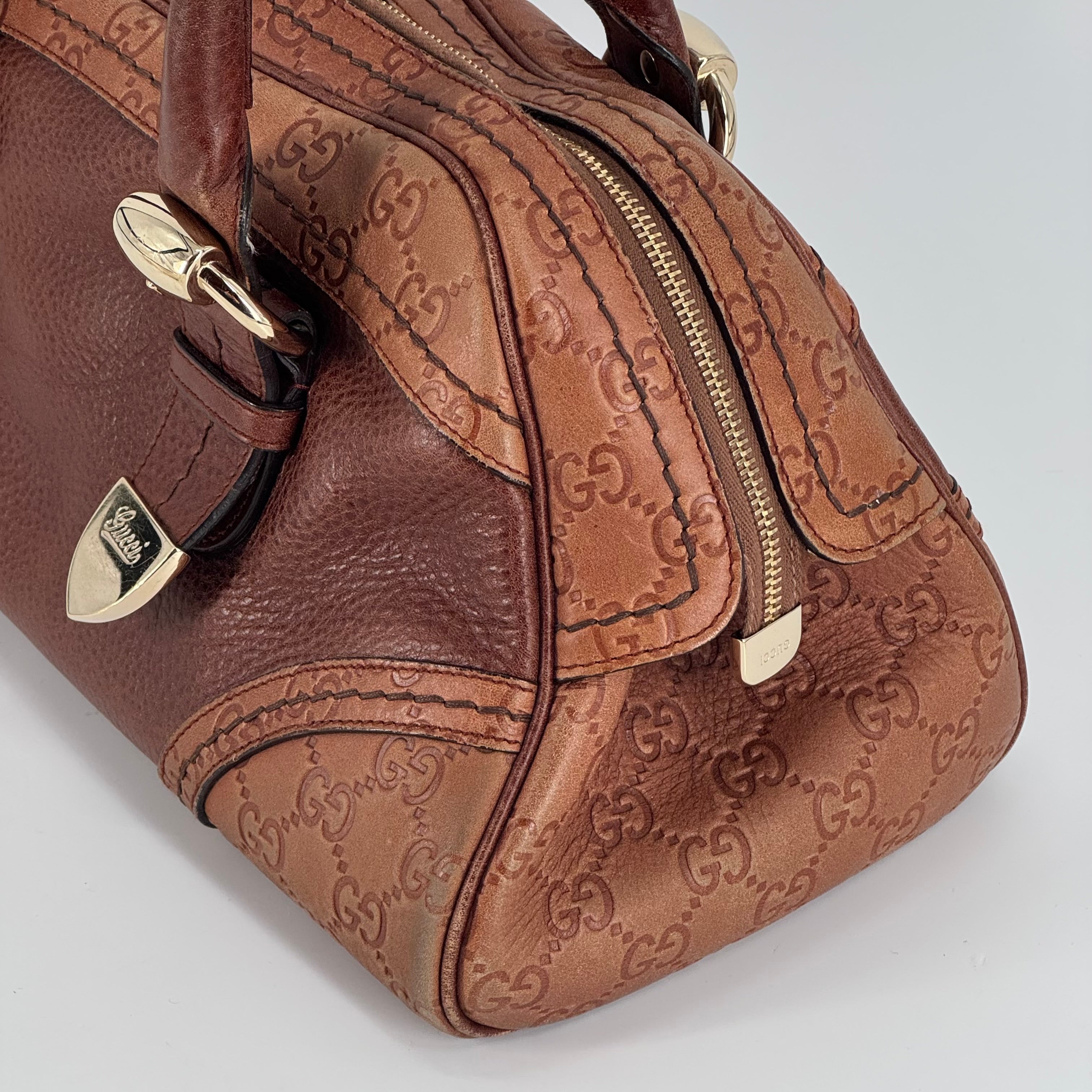 Gucci Signoria Handbag Brown
