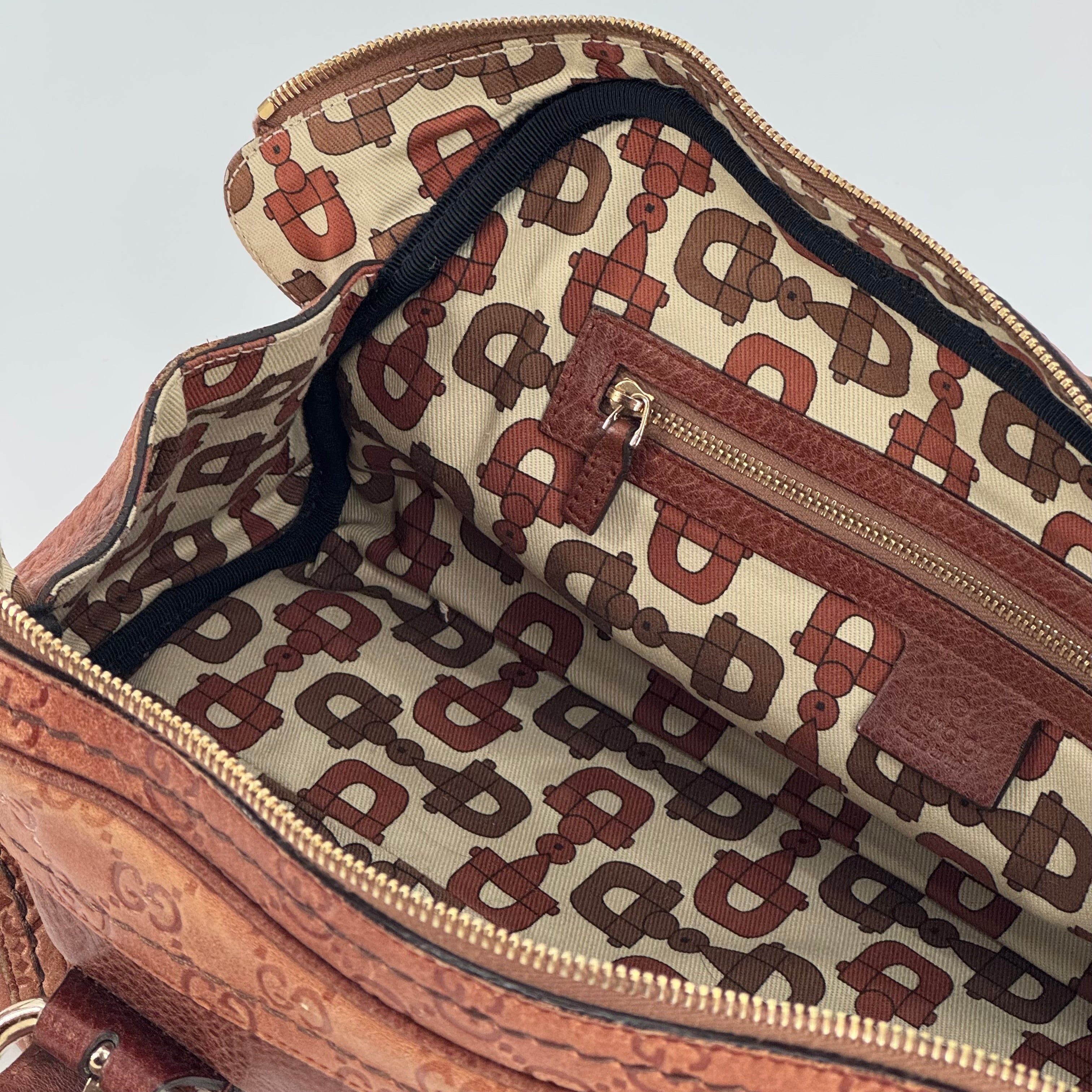 Gucci Signoria Handbag Brown