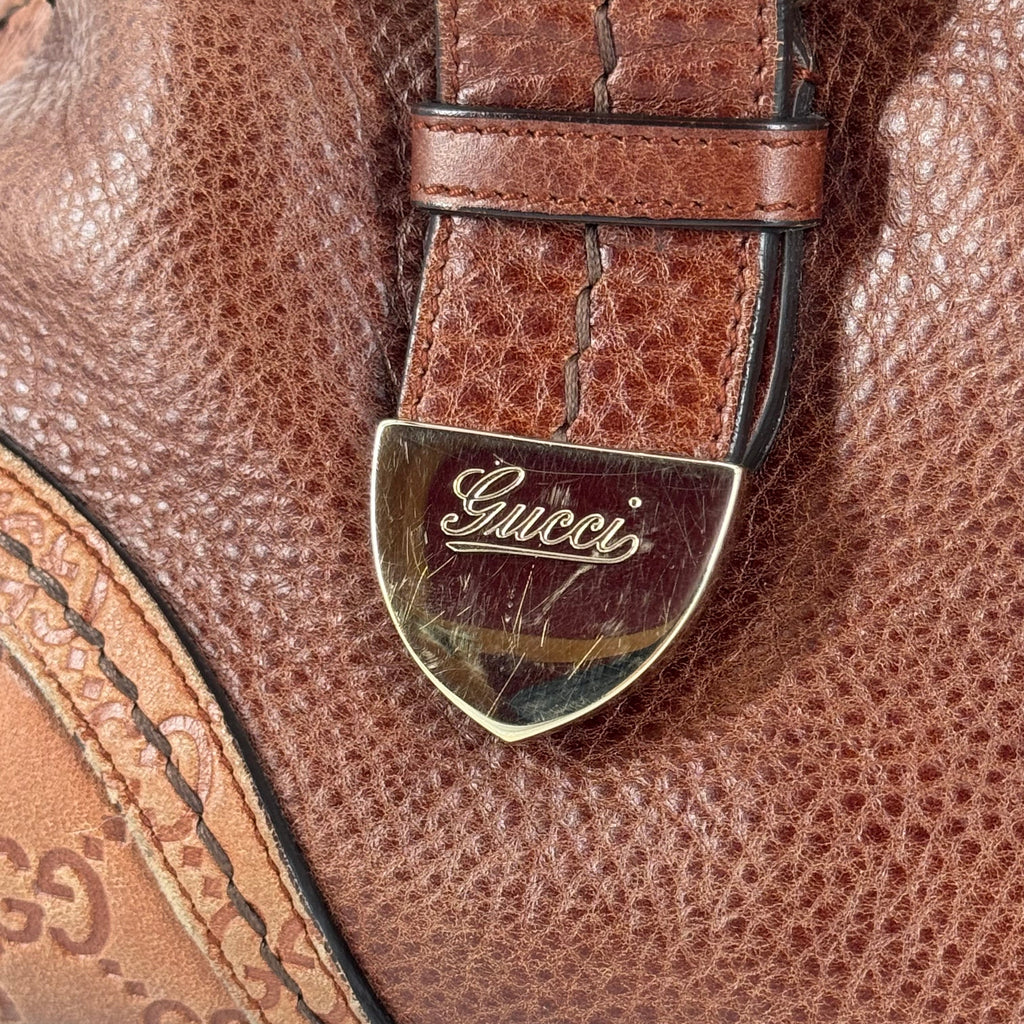 Gucci Signoria Handbag Brown