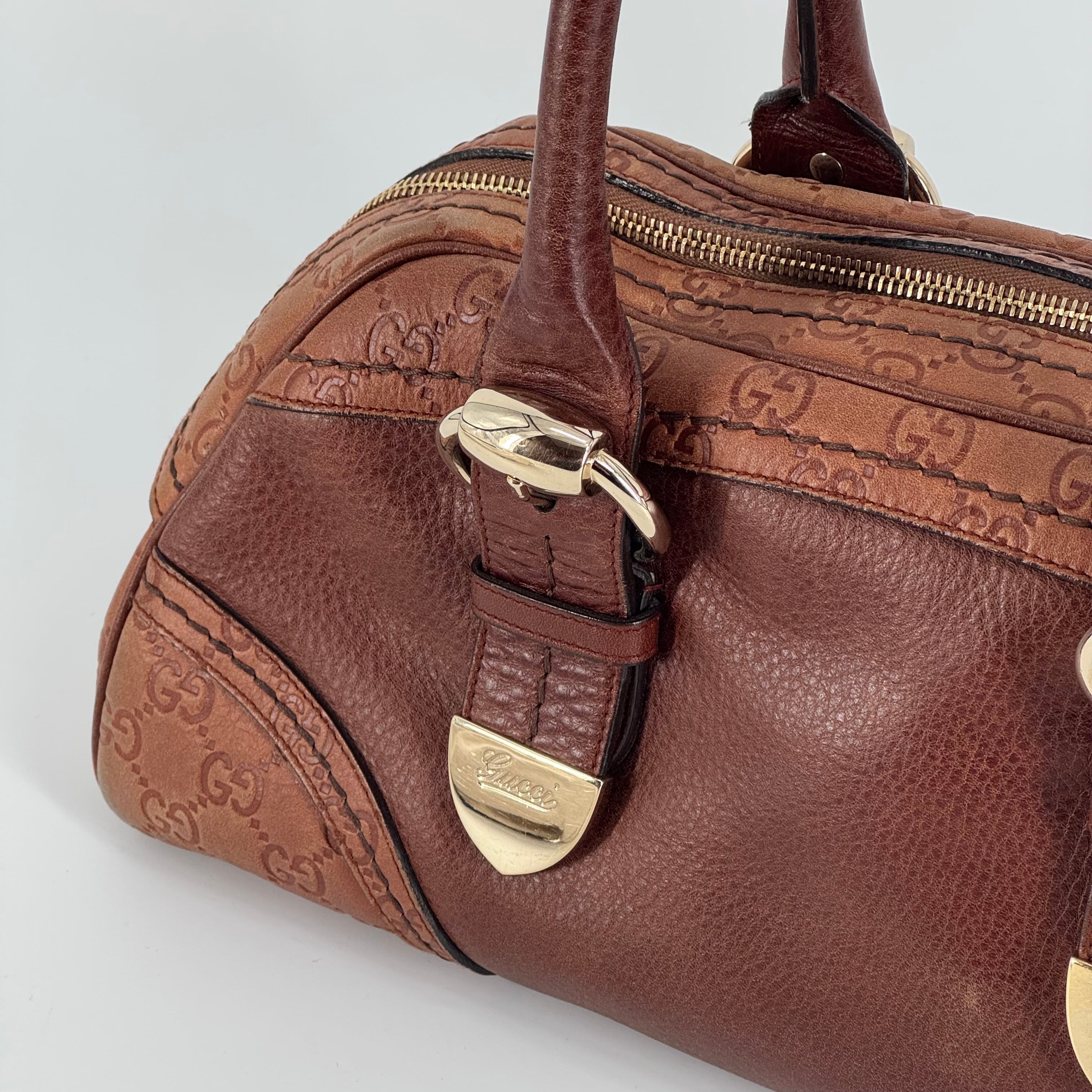Gucci Signoria Handbag Brown