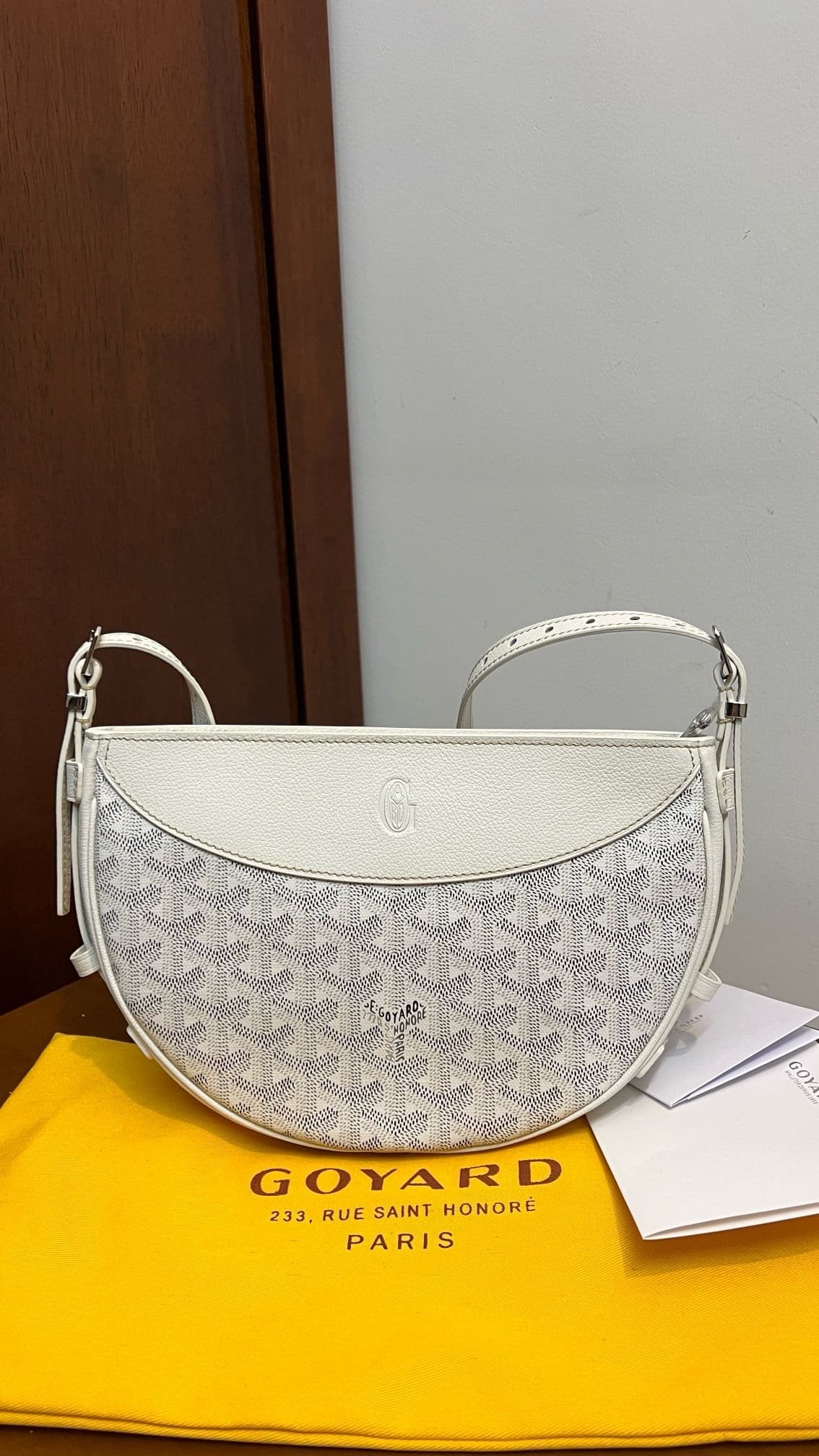 Goyard Hirondelle Schoudertas – Wit