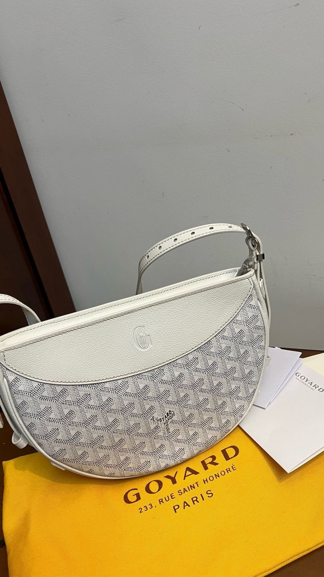 Goyard Hirondelle Schoudertas – Wit