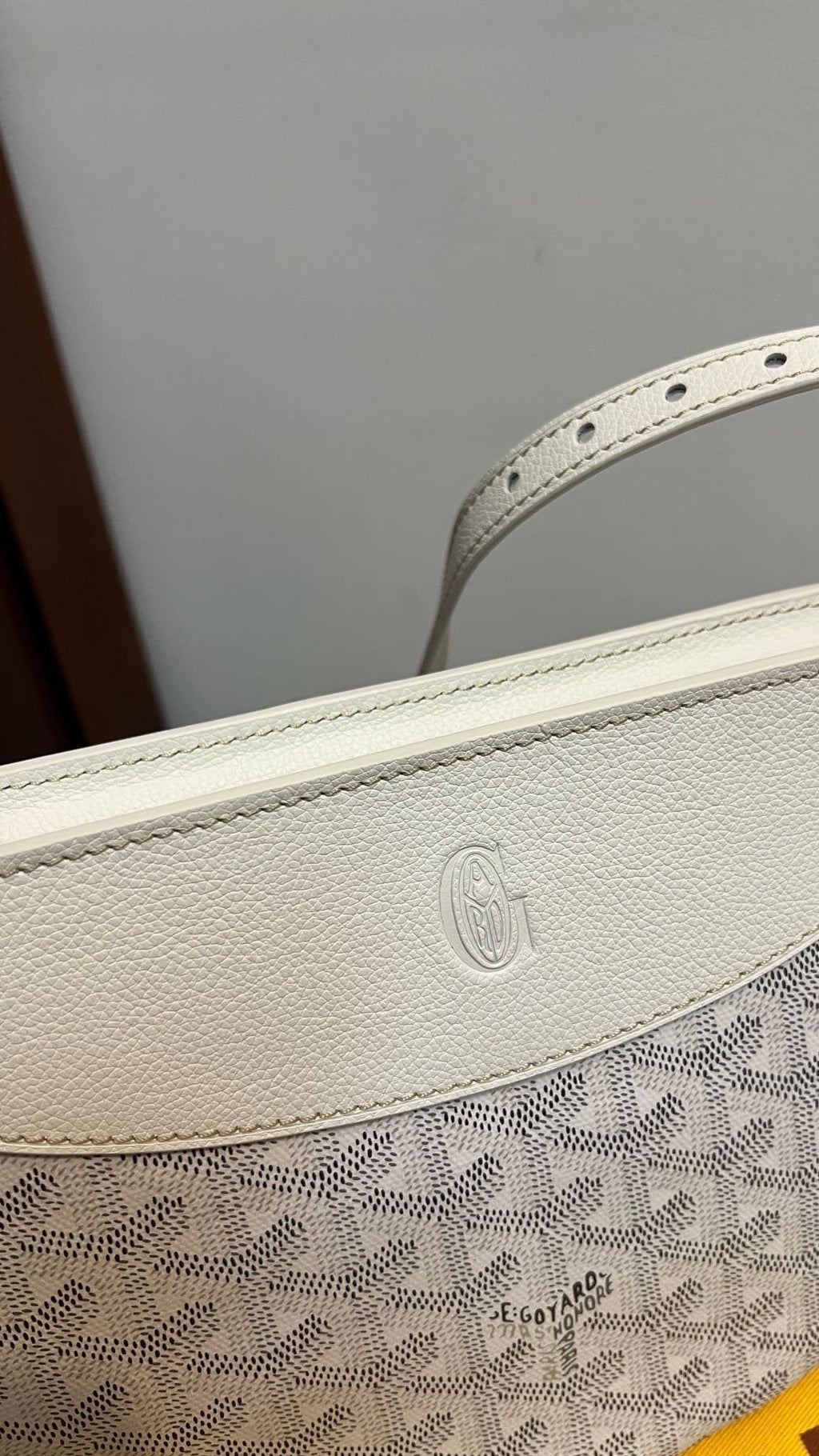 Goyard Hirondelle Schoudertas – Wit