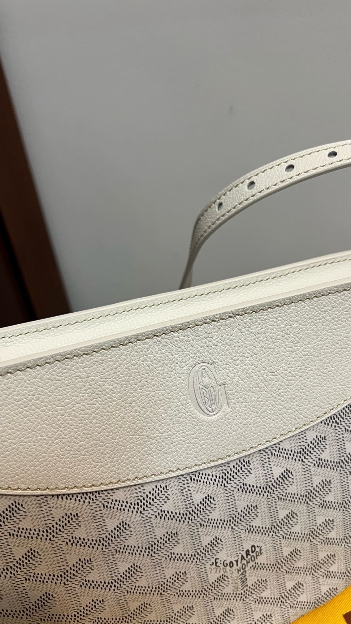 Goyard Hirondelle Schoudertas – Wit