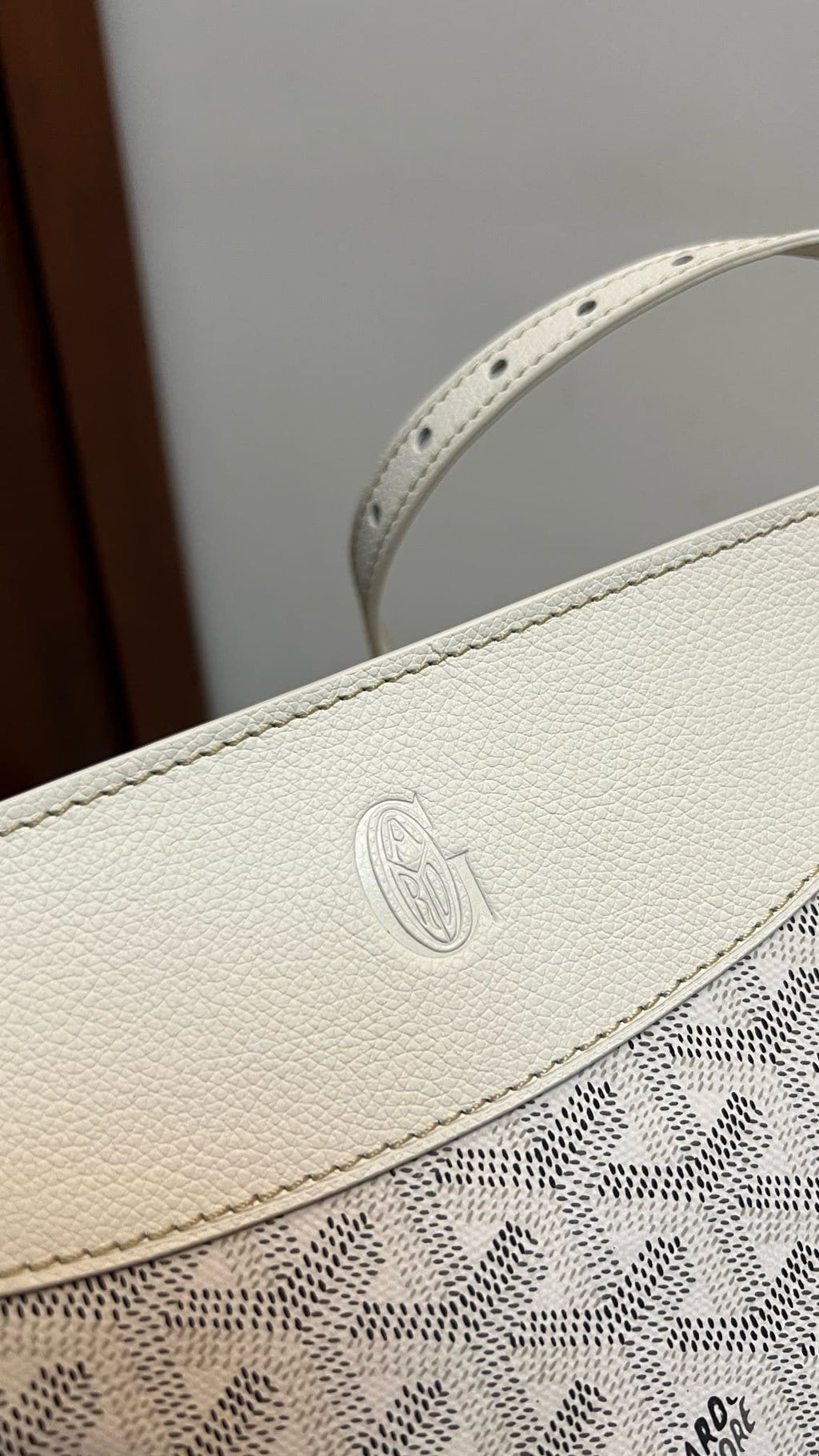 Goyard Hirondelle Schoudertas – Wit