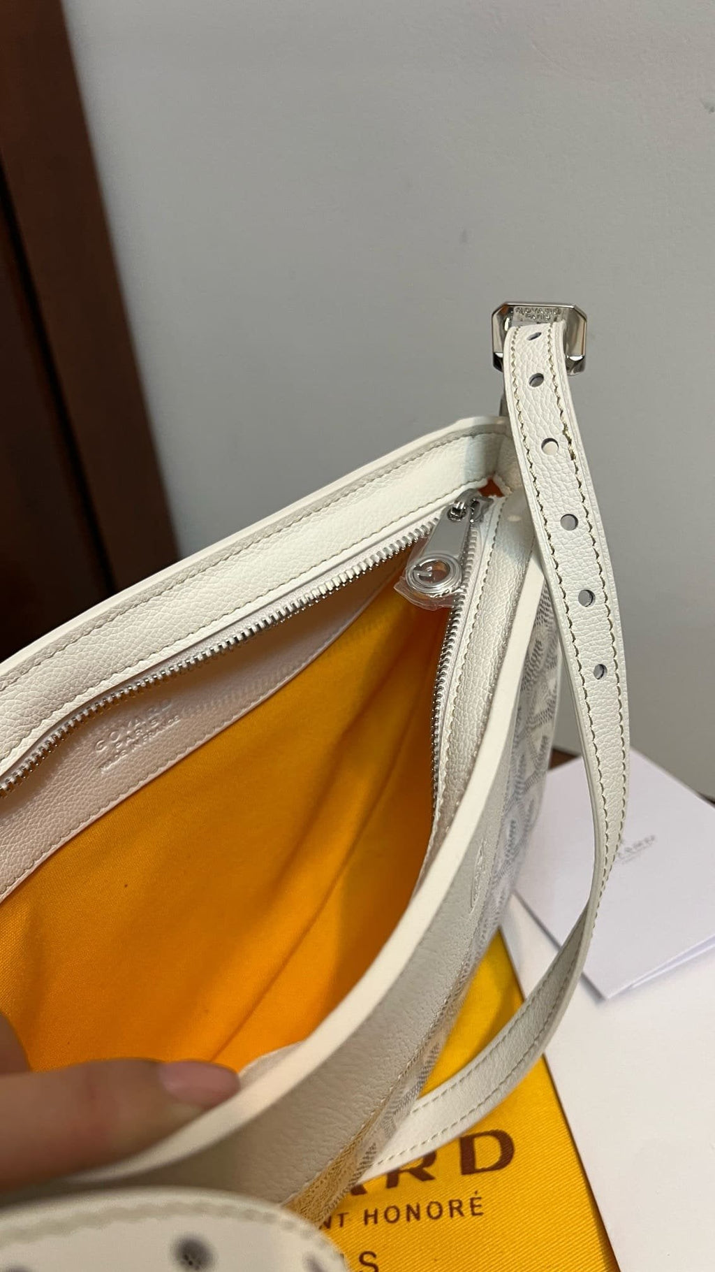 Goyard Hirondelle Schoudertas – Wit