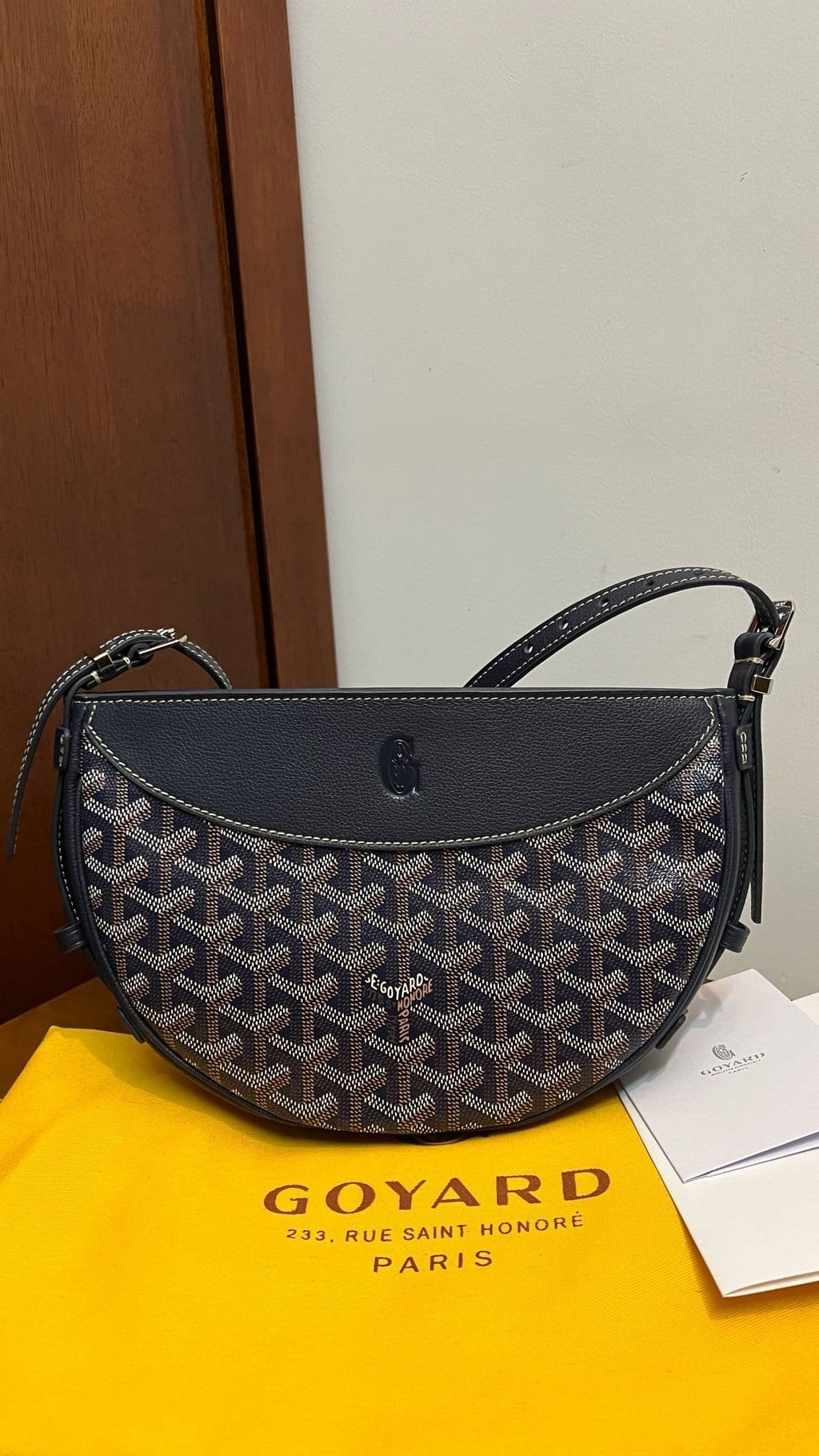 Goyard Hirondelle Schoudertas – Donkerblauw