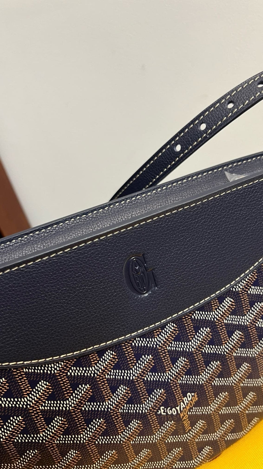 Goyard Hirondelle Schoudertas – Donkerblauw