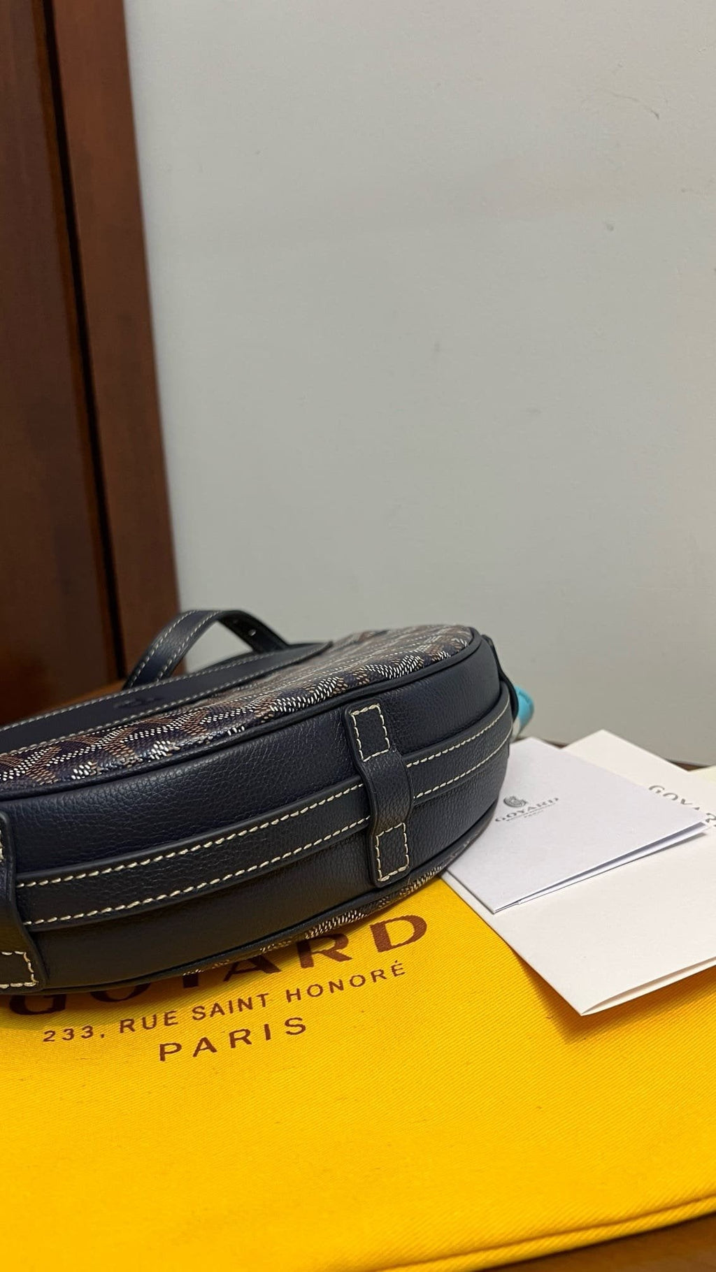 Goyard Hirondelle Schoudertas – Donkerblauw