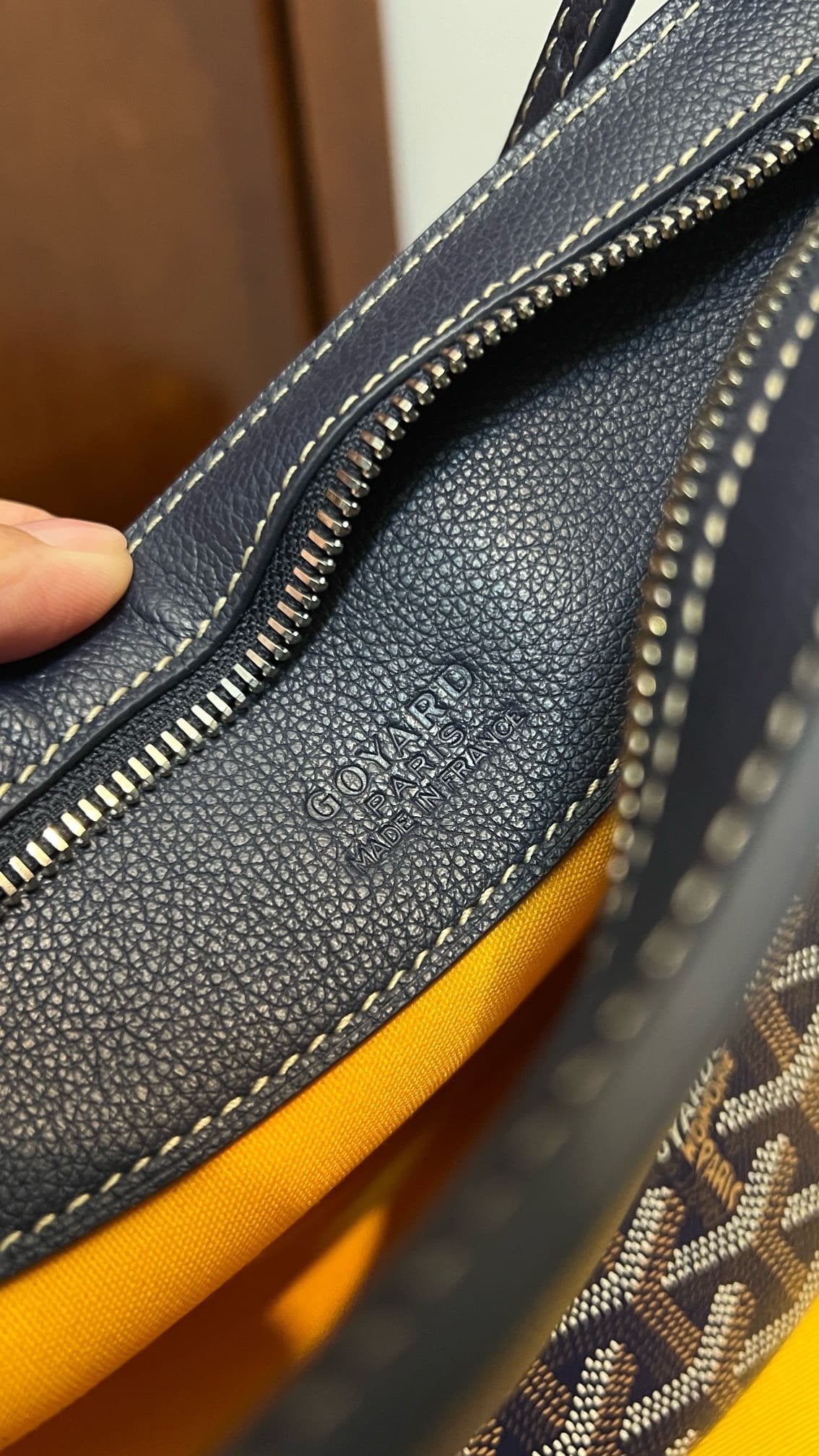 Goyard Hirondelle Schoudertas – Donkerblauw