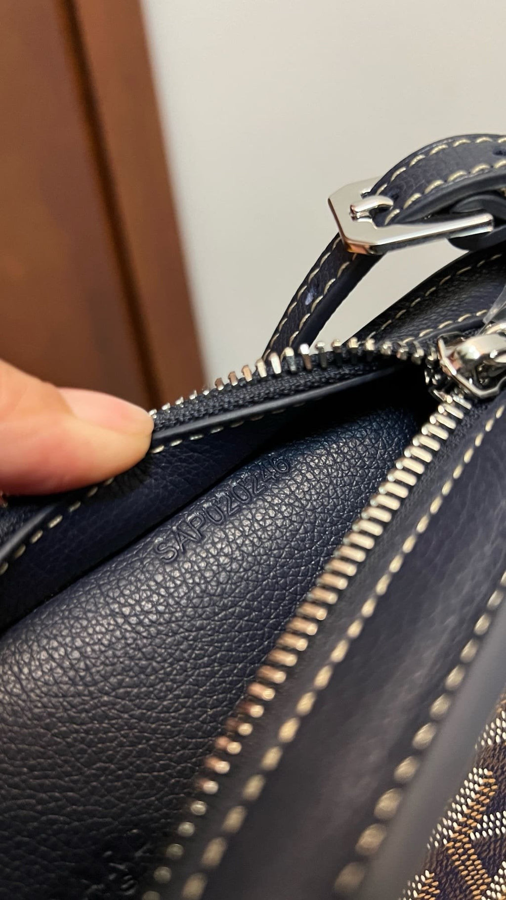 Goyard Hirondelle Schoudertas – Donkerblauw