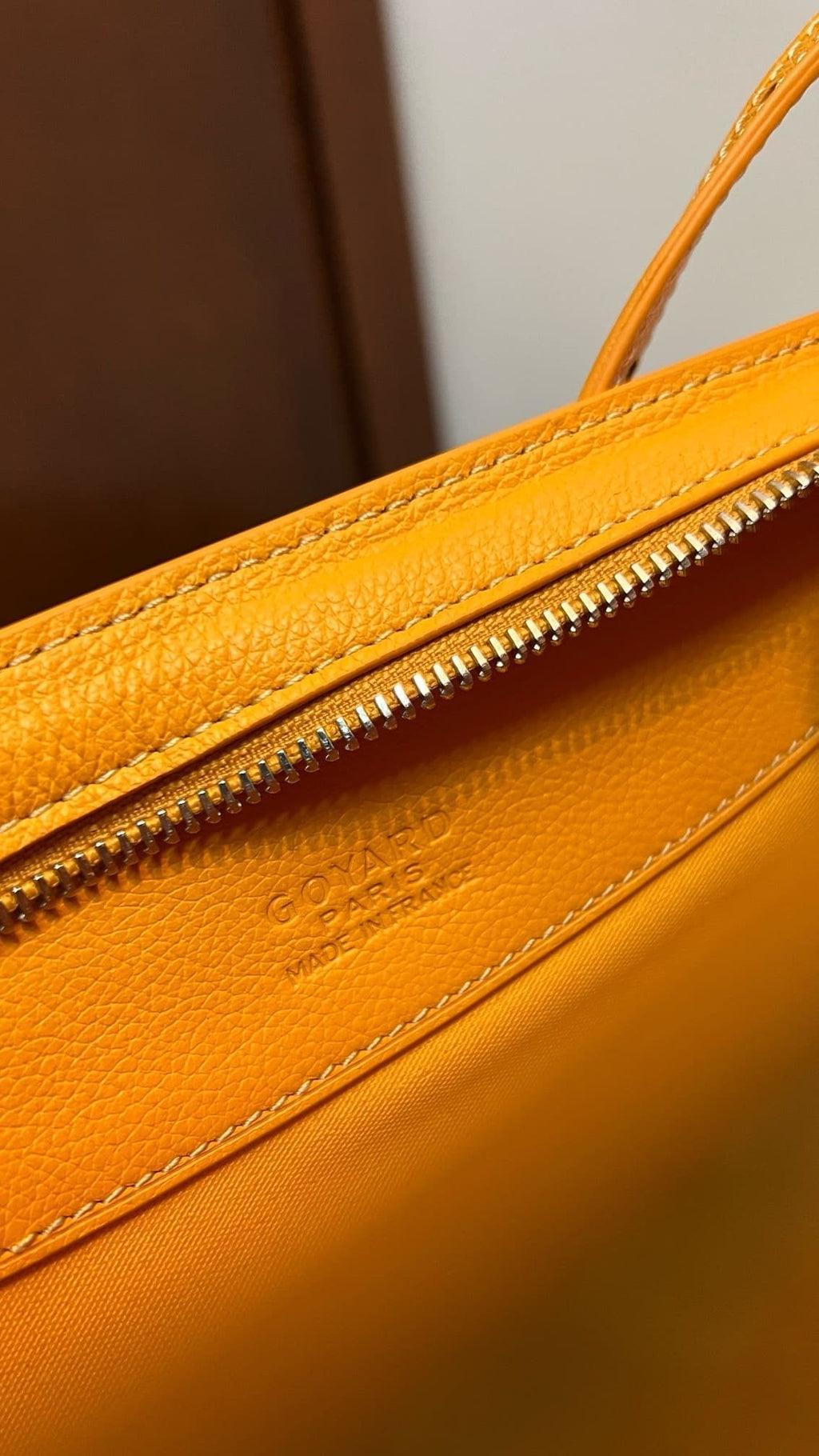 Goyard Hirondelle Schoudertas – Geel