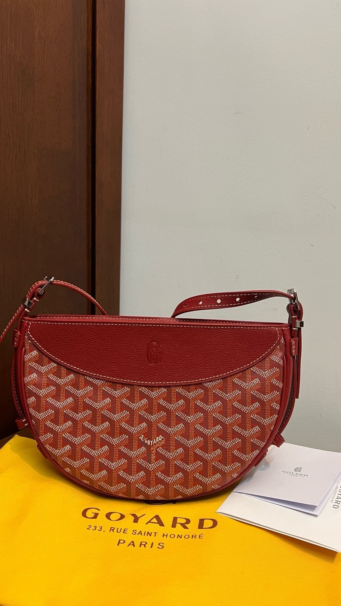 Goyard Hirondelle Schoudertas – Rood