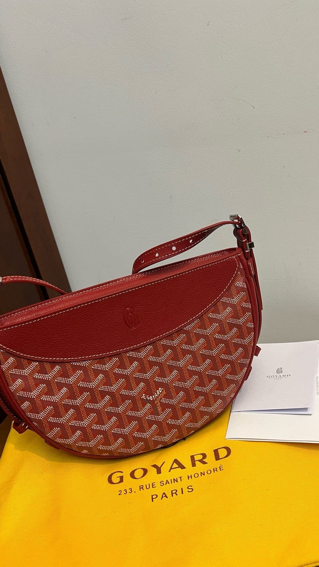Goyard Hirondelle Schoudertas – Rood