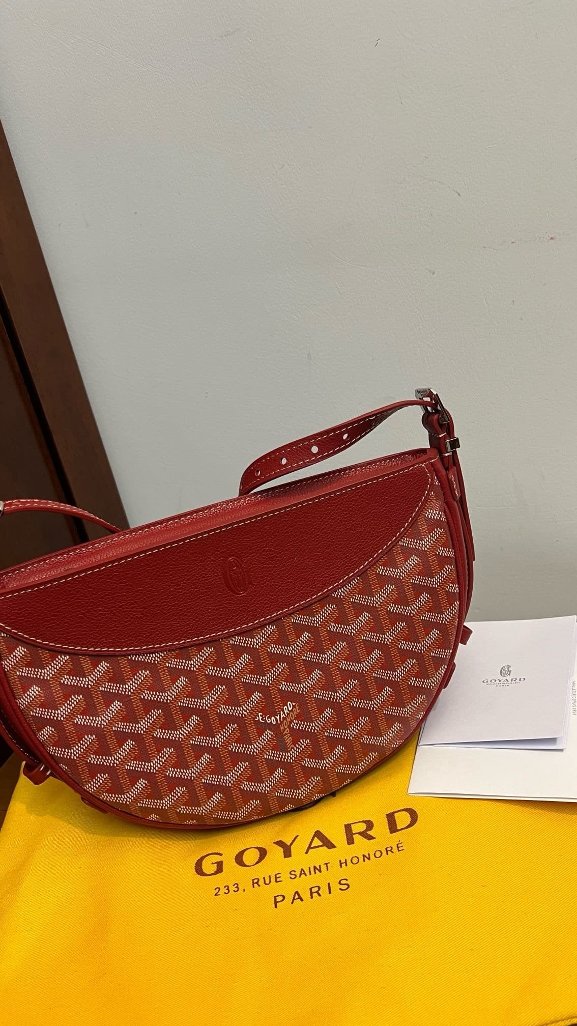Goyard Hirondelle Schoudertas – Rood