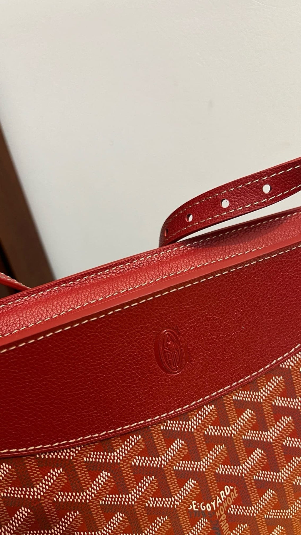 Goyard Hirondelle Schoudertas – Rood