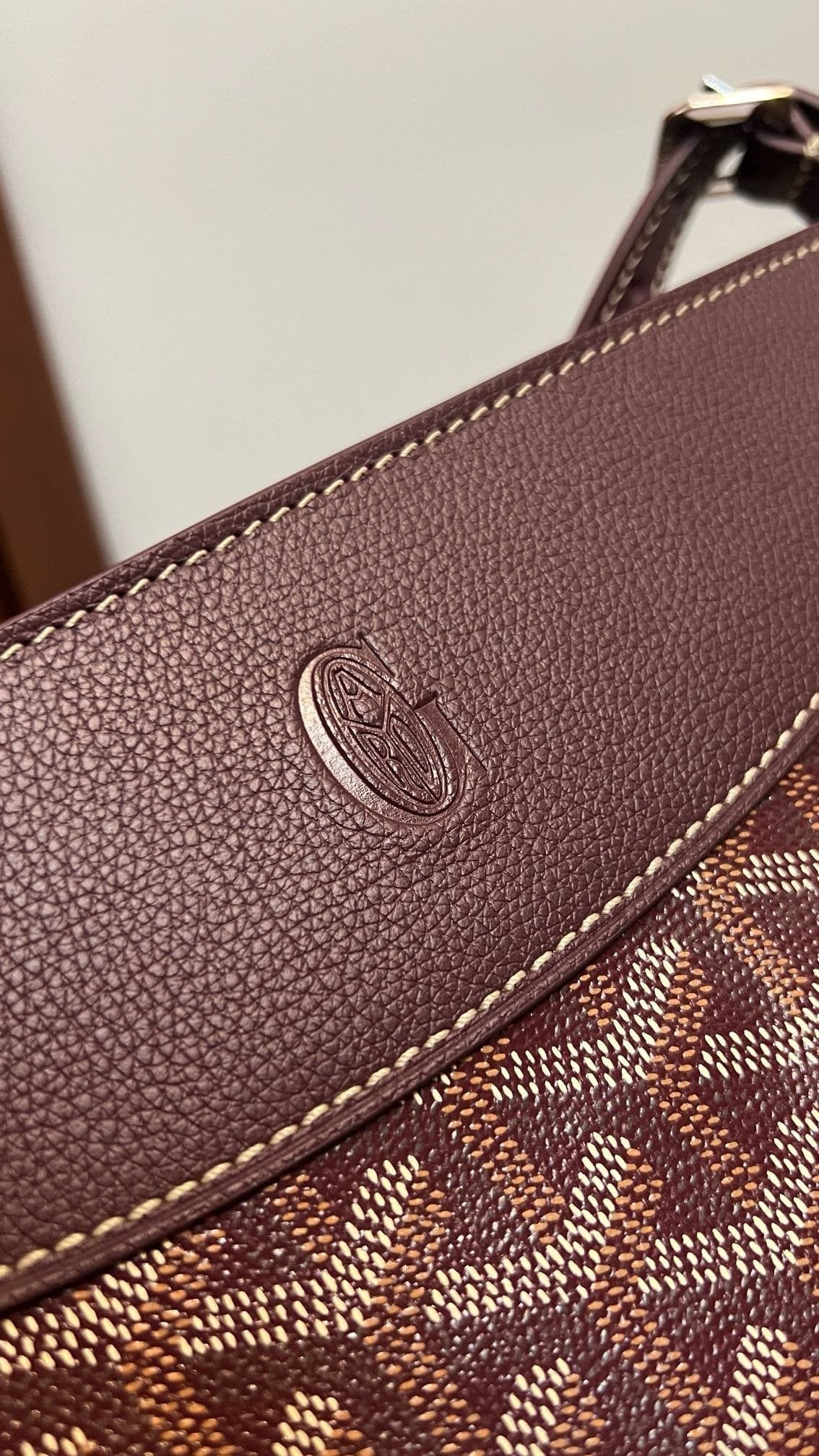 Goyard Hirondelle Schoudertas – Bordeauxrood