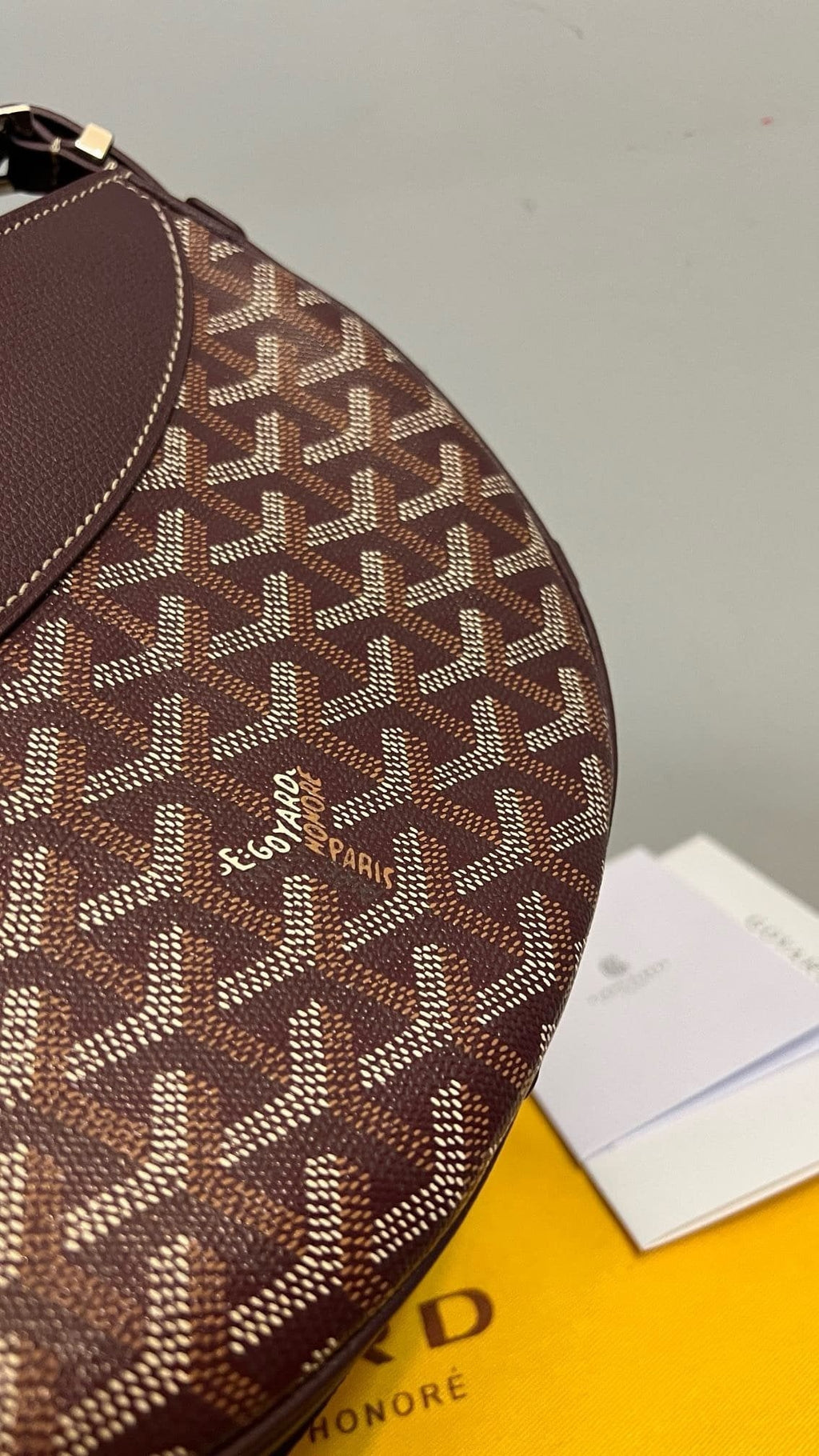 Goyard Hirondelle Schoudertas – Bordeauxrood