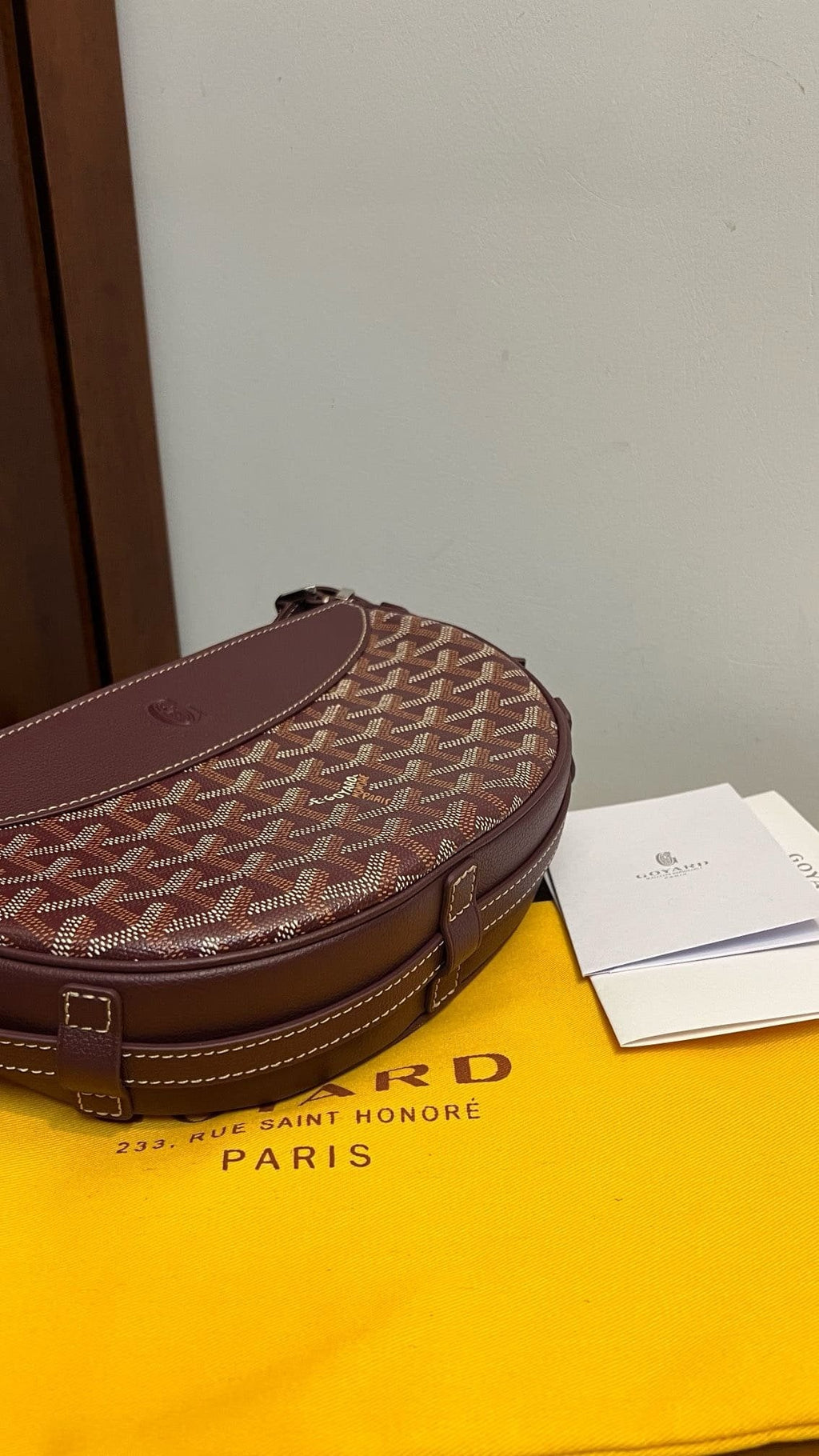 Goyard Hirondelle Schoudertas – Bordeauxrood