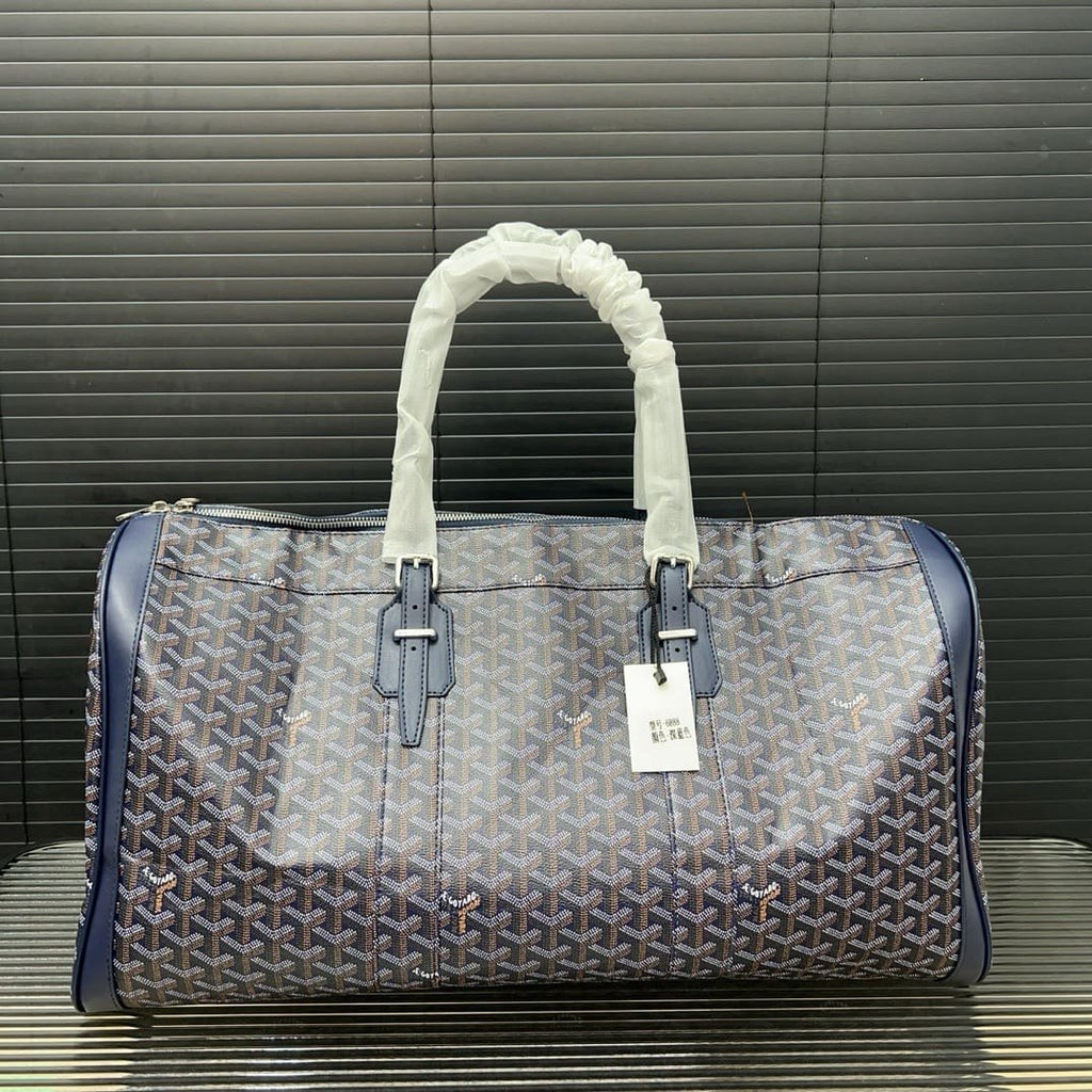 Goyard Boston 50 Reistas – Grijs / Donkerblauw