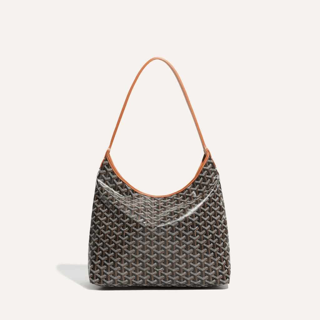 Goyard Bohème Hobo Schoudertas – Zwart & Cognac
