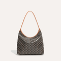 Goyard Bohème Hobo Schoudertas – Zwart & Cognac